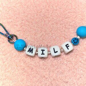 M!LF: Silicone Offensive Keychain: Teal